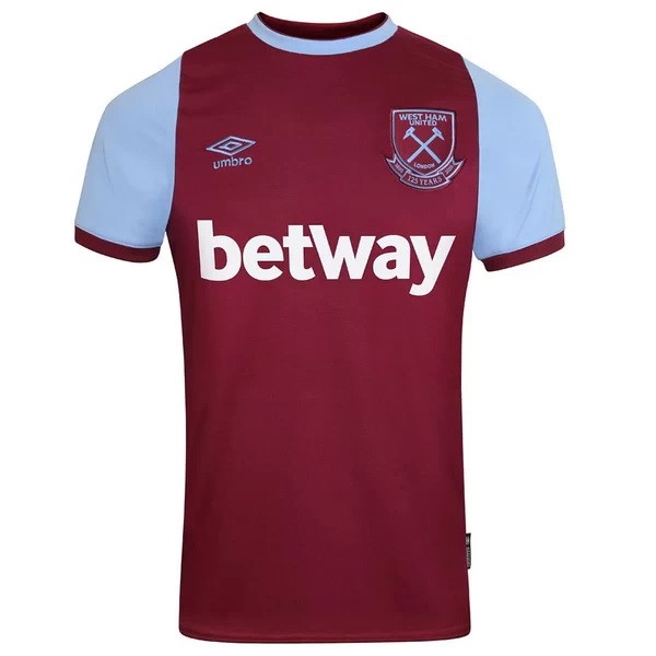 Camiseta West Ham United Replica Primera Ropa 2020/21 Rojo